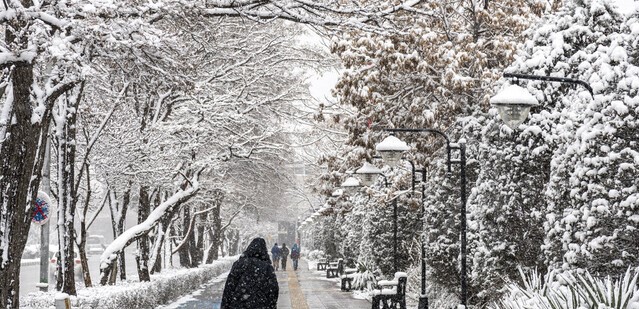 ادامه بارش برف در مشهد تا روز یکشنبه